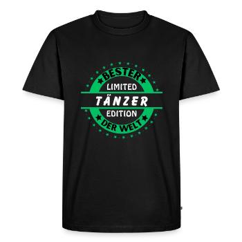 Meilleur danseur du monde - T-shirt Premium bio Homme - noir - Devant - Nico (187cm)