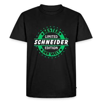 Best tailor in the world - Men's Premium Organic T-Shirt - black - Front - Nico (187cm)
