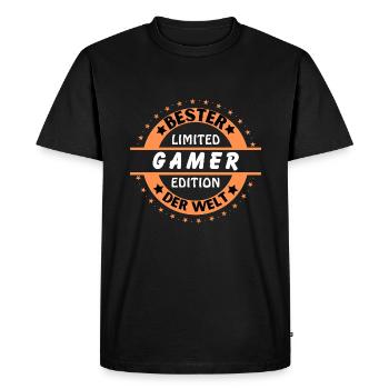 Meilleur joueur du monde - T-shirt Premium bio Homme - noir - Devant - Nico (187cm)