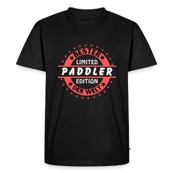 Best paddler in the world - Men's Premium Organic T-Shirt - black - Front - Nico (187cm)