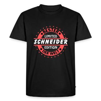 Best tailor in the world - Men's Premium Organic T-Shirt - black - Front - Nico (187cm)