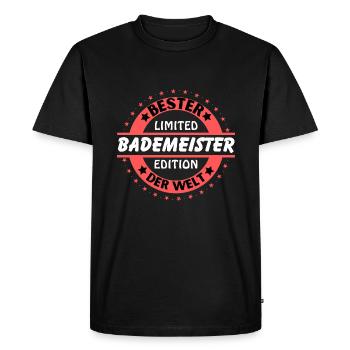 Meilleur sauveteur au monde - T-shirt Premium bio Homme - noir - Devant - Nico (187cm)