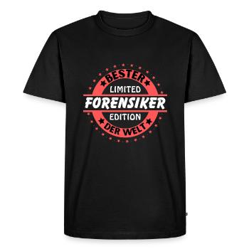 Meilleur médecin légiste au monde - T-shirt Premium bio Homme - noir - Devant - Nico (187cm)