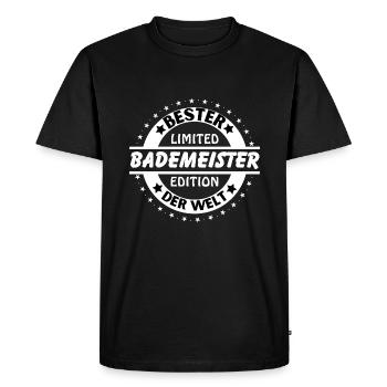 Meilleur sauveteur au monde - T-shirt Premium bio Homme - noir - Devant - Nico (187cm)