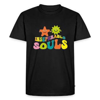 Best Friends Best Buds Best Friend - Men's Premium Organic T-Shirt - black - Front - Nico (187cm)