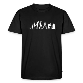 Rock Evolution - Men's Premium Organic T-Shirt - black - Front - Nico (187cm)