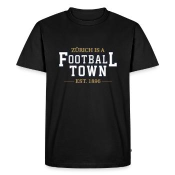 Züri - T-shirt Premium bio Homme - noir - Devant - Nico (187cm)