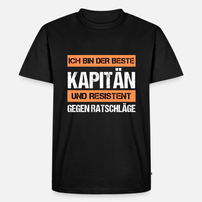 Resistant Captain - Men's Premium Organic T-Shirt - black
