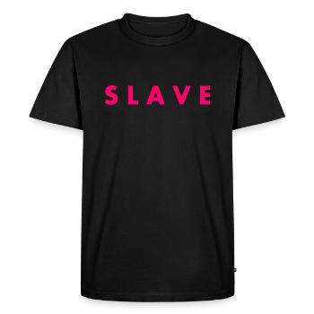 Slave - T-shirt Premium bio Homme - noir - Devant - Nico (187cm)