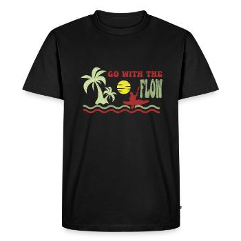Kayak Boat Canoe Paddle Boat Double Paddle - Men's Premium Organic T-Shirt - black - Front - Nico (187cm)