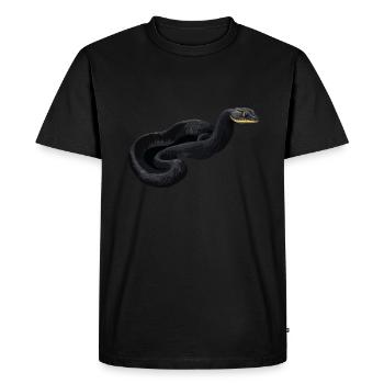 Serpent Mamba noir - T-shirt Premium bio Homme - noir - Devant - Nico (187cm)
