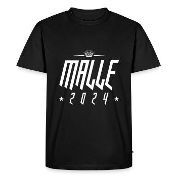 Malle 2024 - Men's Premium Organic T-Shirt - black - Front - Nico (187cm)