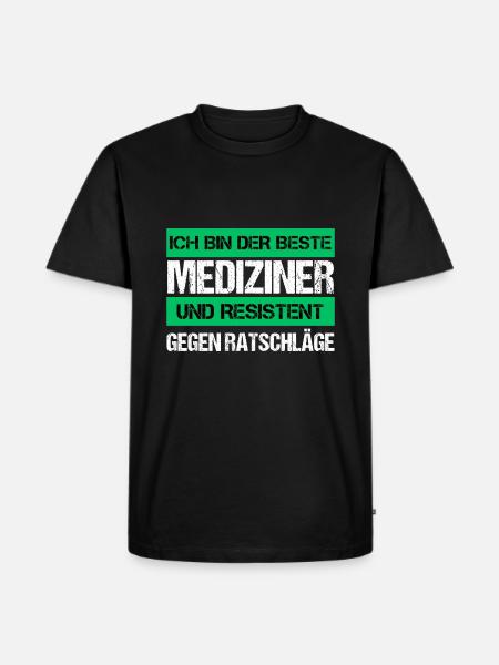 Resistant Physician - Men's Premium Organic T-Shirt - black