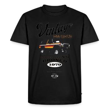 Bronco (1979) - Men's Premium Organic T-Shirt - black - Front - Nico (187cm)
