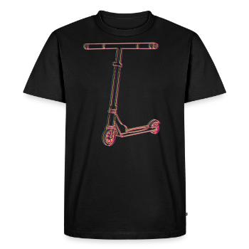 Trottinette acrobatique cool avec effet RVB pour scooters - T-shirt Premium bio Homme - noir - Devant - Nico (187cm)