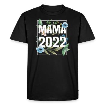 Incoming Mom 2022 Pregnancy Birth Baby - Men's Premium Organic T-Shirt - black - Front - Nico (187cm)