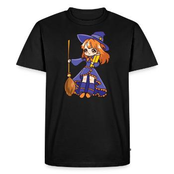 Witch - Men's Premium Organic T-Shirt - black - Front - Nico (187cm)