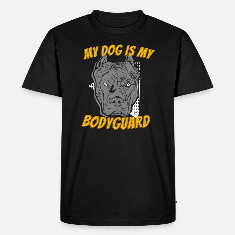 American Bully Pitbull - Männer Premium Bio T-Shirt - Schwarz