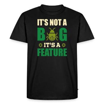 Computer Scientist Programmer - Men's Premium Organic T-Shirt - black - Front - Nico (187cm)