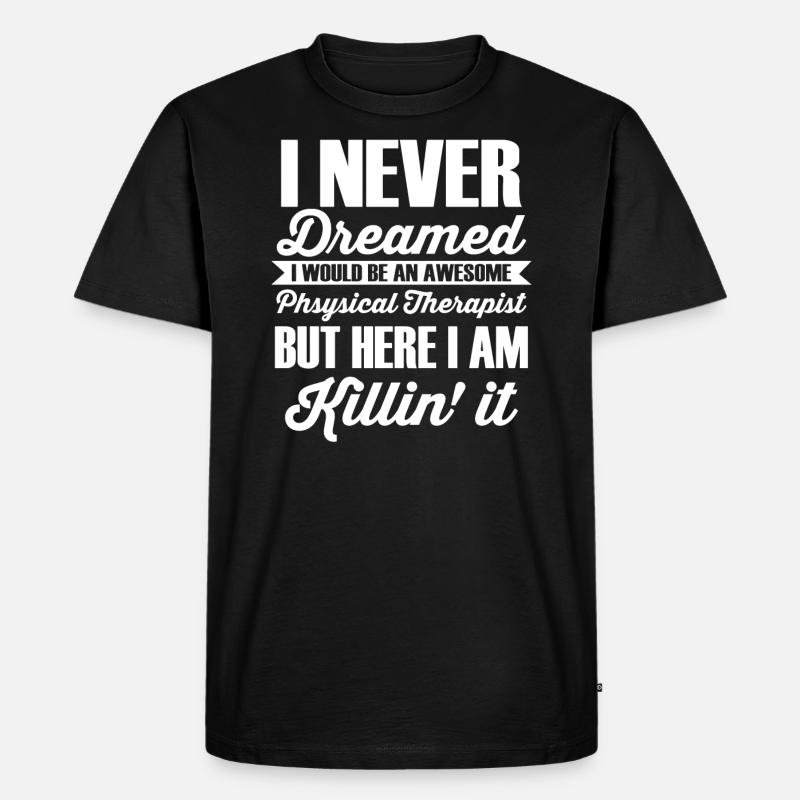 Physiotherapeut Physio - Männer Premium Bio T-Shirt - Schwarz