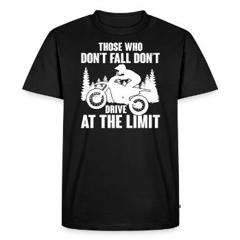 Motocross Dirt Bike - T-shirt Premium bio Homme - noir - Devant - Nico (187cm)