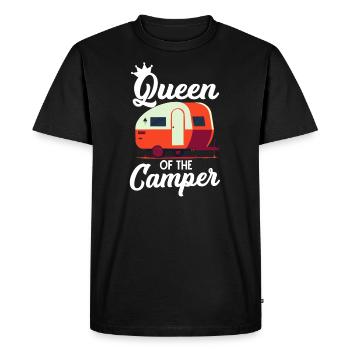 Queen of the camper - Men's Premium Organic T-Shirt - black - Front - Nico (187cm)