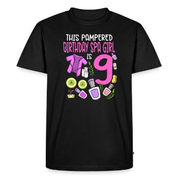 Spa Birthday For Girls 9th Spa Birthday Party - Men's Premium Organic T-Shirt - black - Front - Nico (187cm)