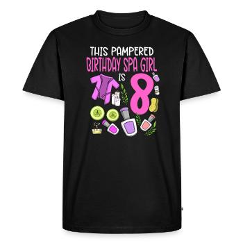Spa Birthday For Girls 8th Spa Birthday Party - Men's Premium Organic T-Shirt - black - Front - Nico (187cm)
