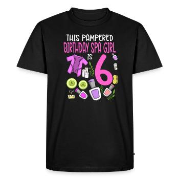Spa Birthday For Girls 6th Spa Birthday Party - Men's Premium Organic T-Shirt - black - Front - Nico (187cm)