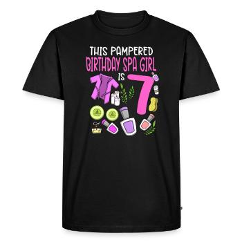 Spa Birthday For Girls 7th Spa Birthday Party - Men's Premium Organic T-Shirt - black - Front - Nico (187cm)