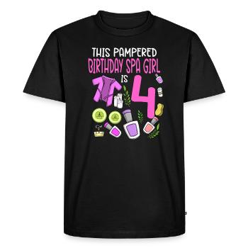 Spa Birthday For Girls 4th Spa Birthday Party - Men's Premium Organic T-Shirt - black - Front - Nico (187cm)