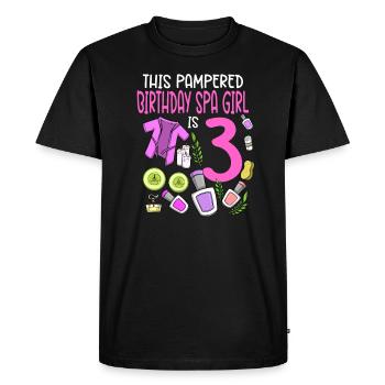 Spa Birthday For Girls 3rd Spa Birthday Party - Men's Premium Organic T-Shirt - black - Front - Nico (187cm)