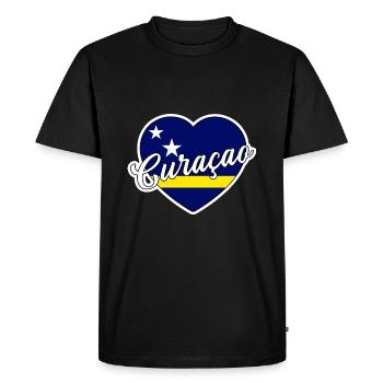 Curaçao - T-shirt Premium bio Homme - noir - Devant - Nico (187cm)