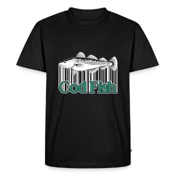 Cod Fish Cod Fish Vintage - Men's Premium Organic T-Shirt - black - Front - Nico (187cm)
