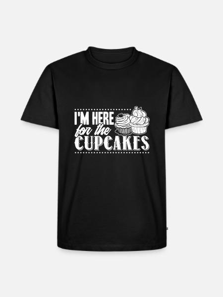 Baker Baker Loves Cupcakes - Men's Premium Organic T-Shirt - black