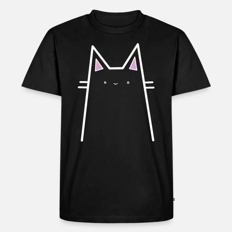 Conception de graphiques de chats - T-shirt Premium bio Homme - noir