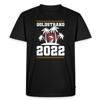 Sables d’Or 2022 - T-shirt Premium bio Homme - noir - Devant - Nico (187cm)