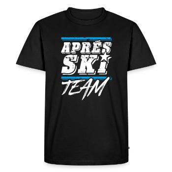apres ski team - Men's Premium Organic T-Shirt - black - Front - Nico (187cm)
