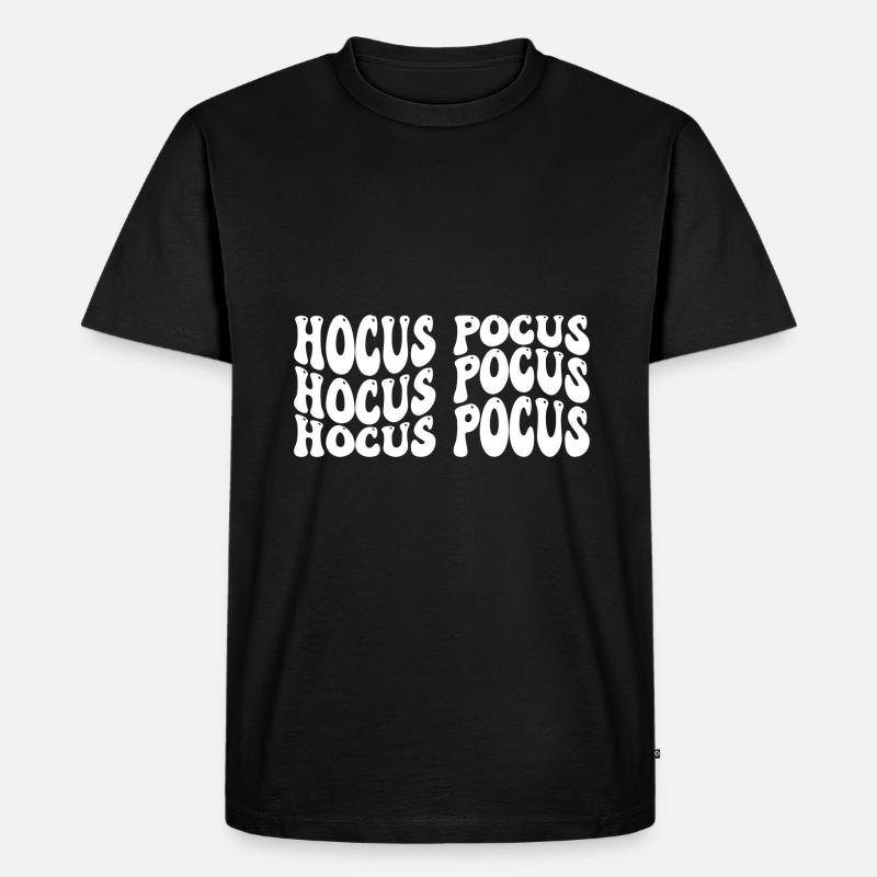 Hocus Pocus - Männer Premium Bio T-Shirt - Schwarz