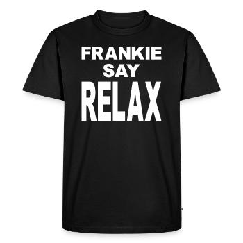 Frankie Say Relax - T-shirt Premium bio Homme - noir - Devant - Nico (187cm)