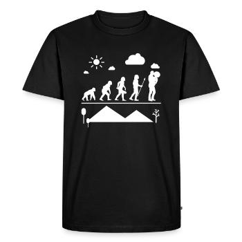 Tuba Tuba Evolution - T-shirt Premium bio Homme - noir - Devant - Nico (187cm)