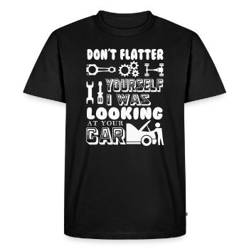 Car Mechanic Car Mechanic Job - Men's Premium Organic T-Shirt - black - Front - Nico (187cm)