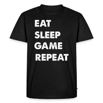 Game - T-shirt Premium bio Homme - noir - Devant - Nico (187cm)