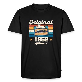 Born Gift Original 1952 Gift Idea 1952 - T-shirt Premium bio Homme - noir - Devant - Nico (187cm)