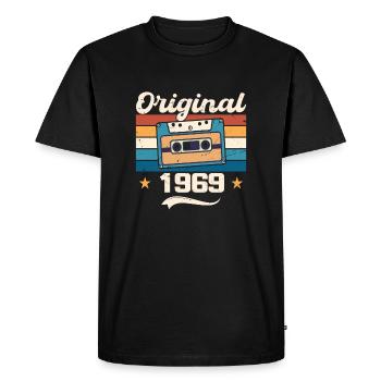 Born Gift Original 1969 Gift Idea 1969 - T-shirt Premium bio Homme - noir - Devant - Nico (187cm)