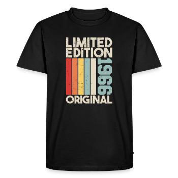1966 - Limited Edition Birthday Gift 1966 Original - Men's Premium Organic T-Shirt - black - Front - Nico (187cm)