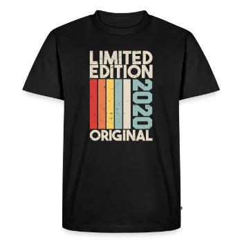 2020 - Cadeau d’anniversaire en édition limitée 2020 Original - T-shirt Premium bio Homme - noir - Devant - Nico (187cm)