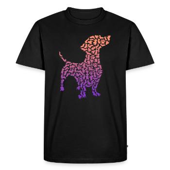Dachshund Mom Dachshund Lover Women Dachshund - Men's Premium Organic T-Shirt - black - Front - Nico (187cm)