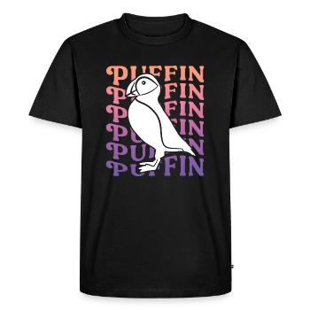 Puffin Puffin Ladies Puffin - Men's Premium Organic T-Shirt - black - Front - Nico (187cm)