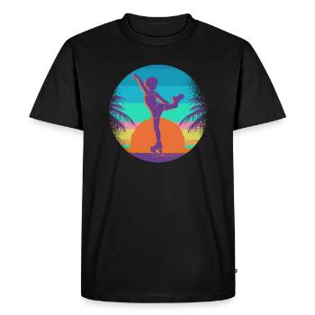 Roller Skates Roller Skating Women Girls Skates Kids - Men's Premium Organic T-Shirt - black - Front - Nico (187cm)